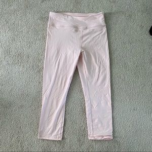 Forever 21 Light Pink Capri Cropped Leggings